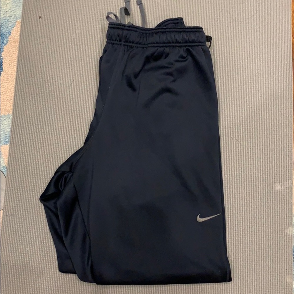 Nike Therma Fit Athletic Pants Navy Blue